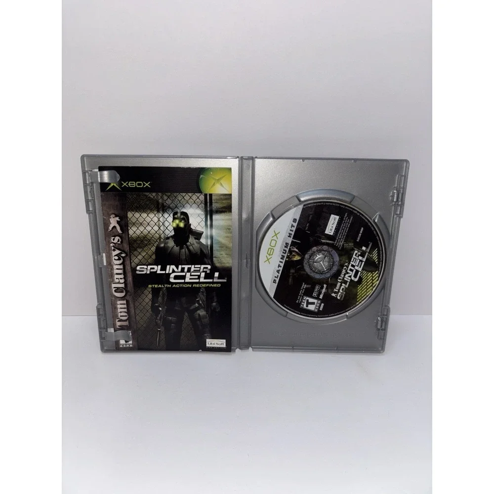 Tom Clancy's Splinter Cell PH Original Microsoft Xbox Cib Tested and Working